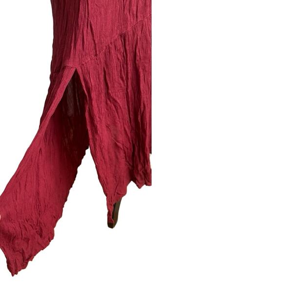 NEW - ROAMAN'S women's burgundy maxi dress - PLUS SIZE 18/20 (L) - Picture 4 of 16